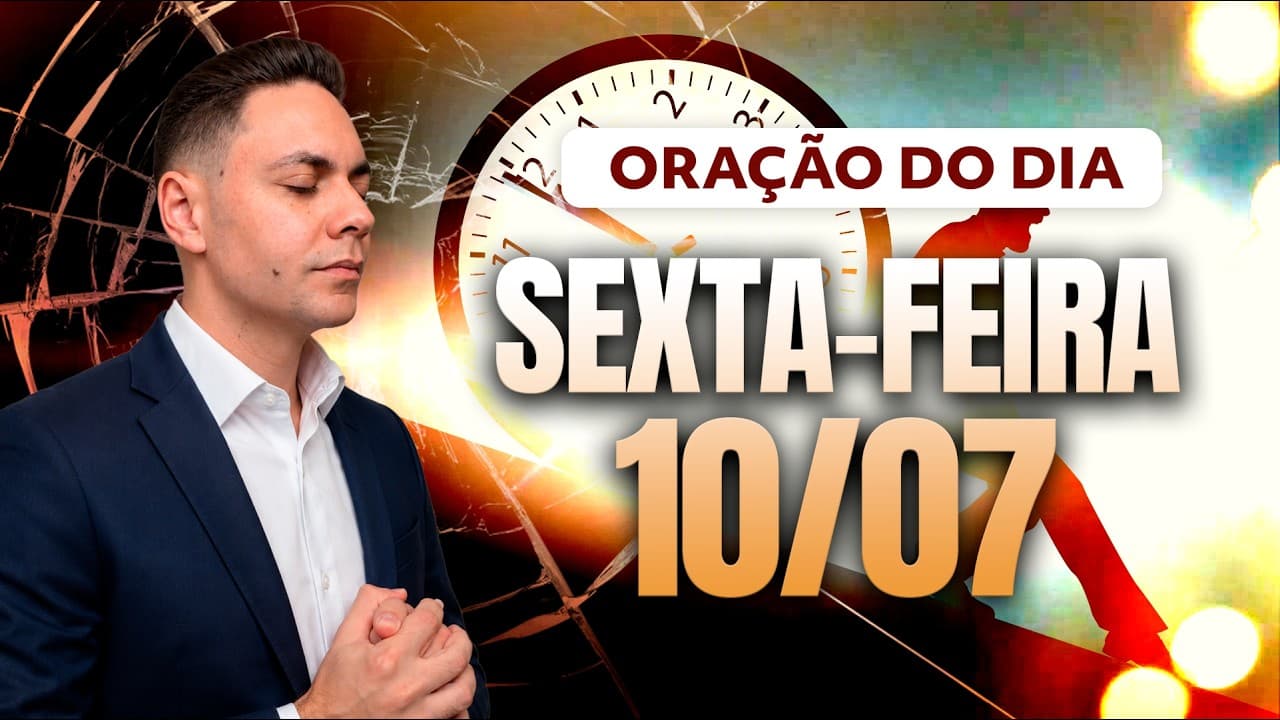 Capa do vídeo "☀️ORAÇÃO DA MANHÃ 10/07 - Pastor Fernando Branco" do canal Pr Fernando Branco