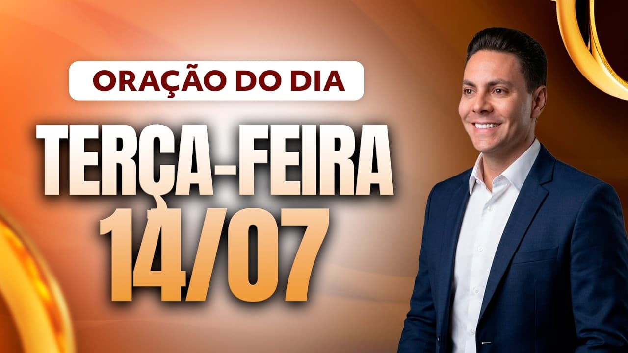 Capa do vídeo "☀️ORAÇÃO DA MANHÃ 14/07 - Pastor Fernando Branco" do canal Pr Fernando Branco