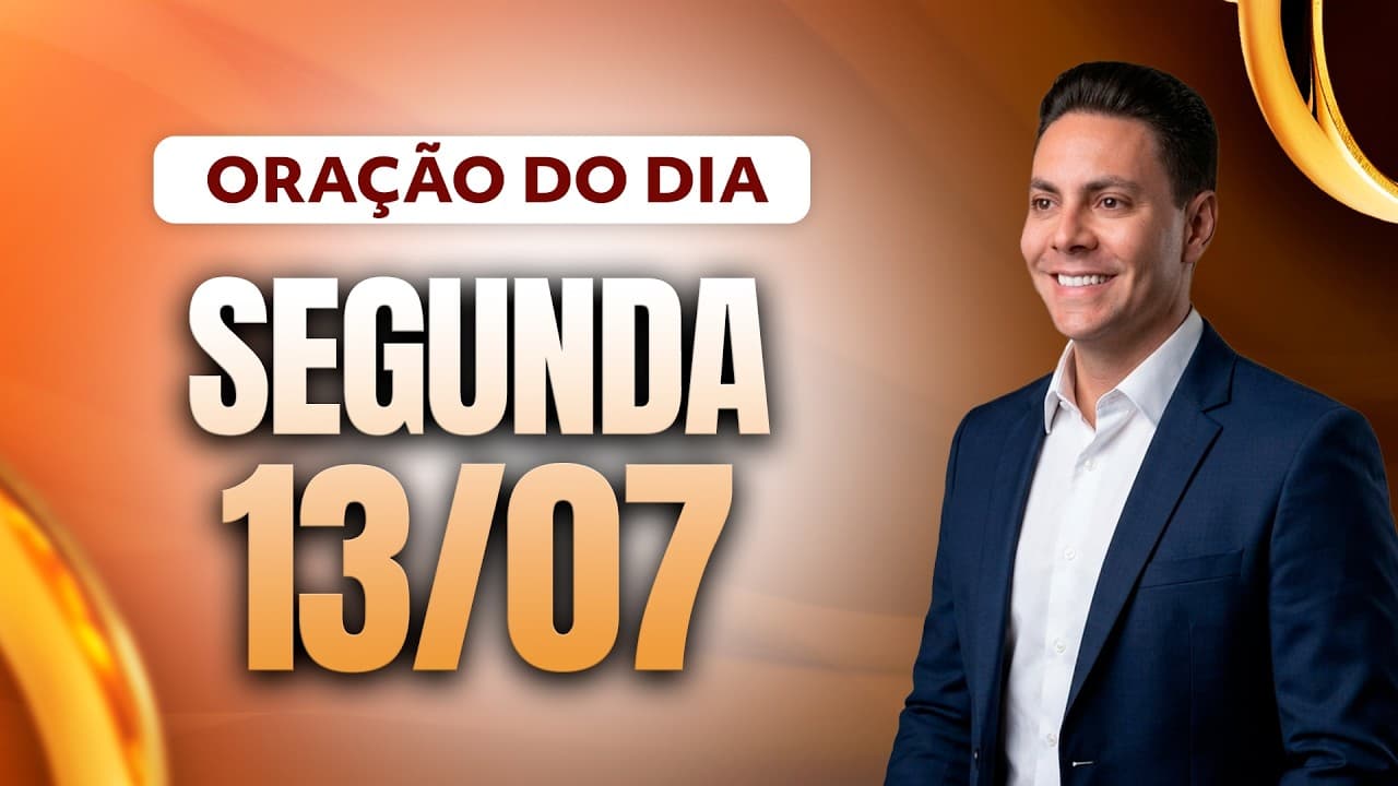 Capa do vídeo "☀️ORAÇÃO DA MANHÃ 13/07 - Pastor Fernando Branco" do canal Pr Fernando Branco