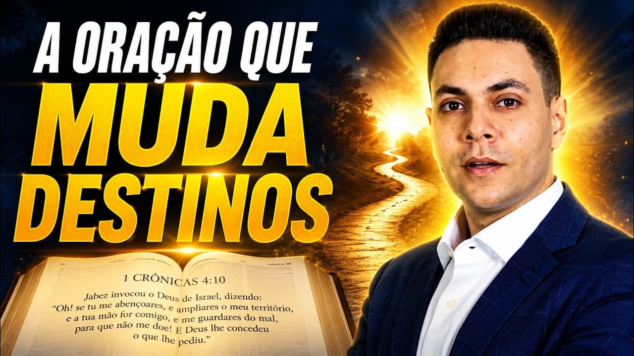 Capa do vídeo "Faça esta oração de Jabes e alargue suas fronteiras | Oração da tarde 🌅 | Pastor Fernando Branco" do canal Pr Fernando Branco