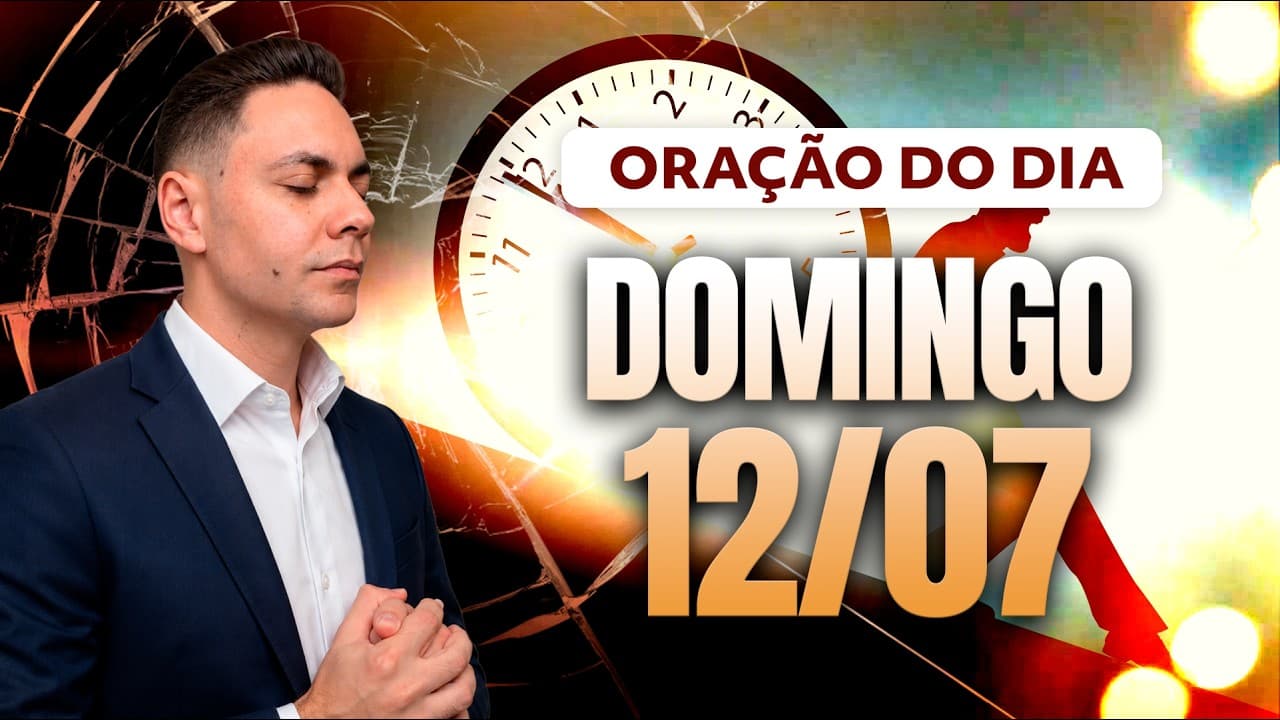 Capa do vídeo "☀️ORAÇÃO DA MANHÃ 12/07 - Pastor Fernando Branco" do canal Pr Fernando Branco