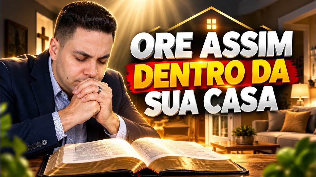 Capa do vídeo "Consagre sua casa a Deus com o Salmo 91 | 🌅Oração da tarde | Pastor Fernando Branco" do canal Pr Fernando Branco