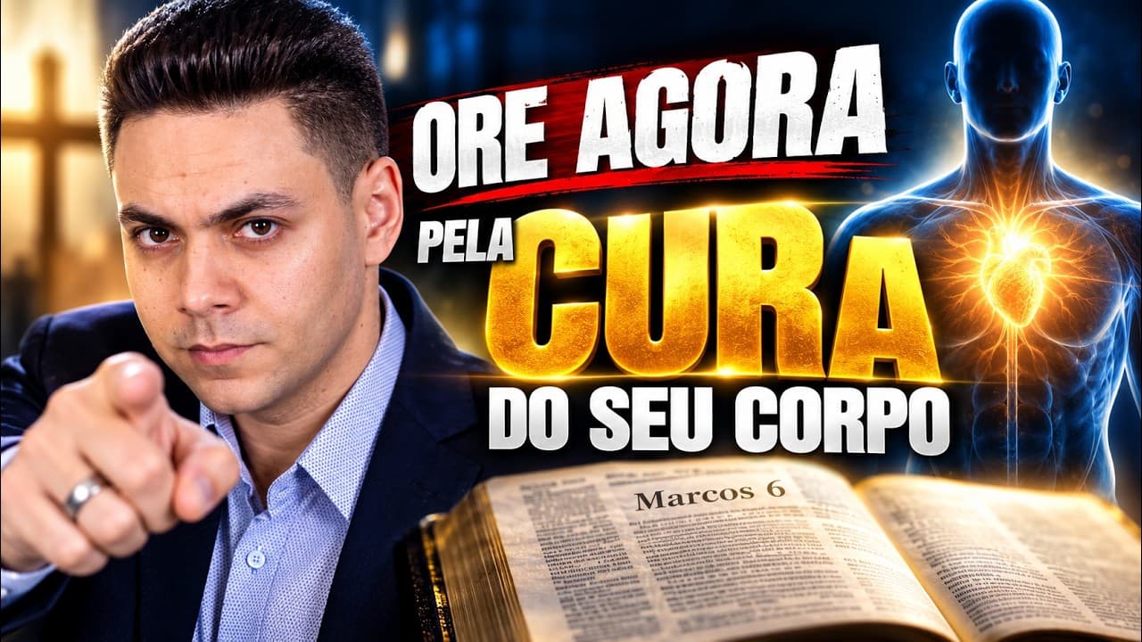 Capa do vídeo "Oração poderosa de cura e saúde | ☀️Oração da manhã | Pastor Fernando Branco" do canal Pr Fernando Branco