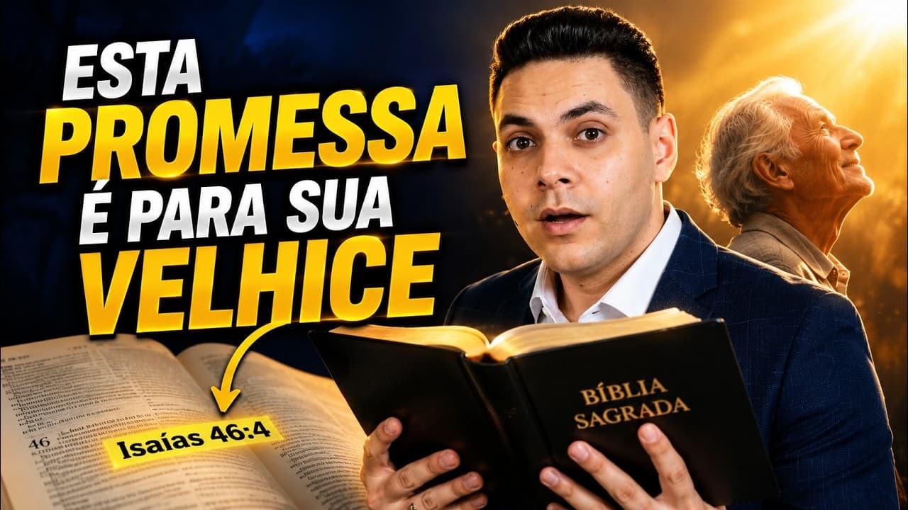 Capa do vídeo "Oração da tarde para envelhecer com saúde | 🌅Oração da tarde | Pastor Fernando Branco" do canal Pr Fernando Branco