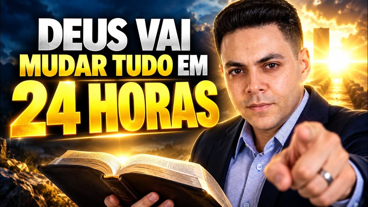 Capa do vídeo "Deus pode mudar tudo em 24 horas |🌅Oração da tarde | Pastor Fernando Branco" do canal Pr Fernando Branco