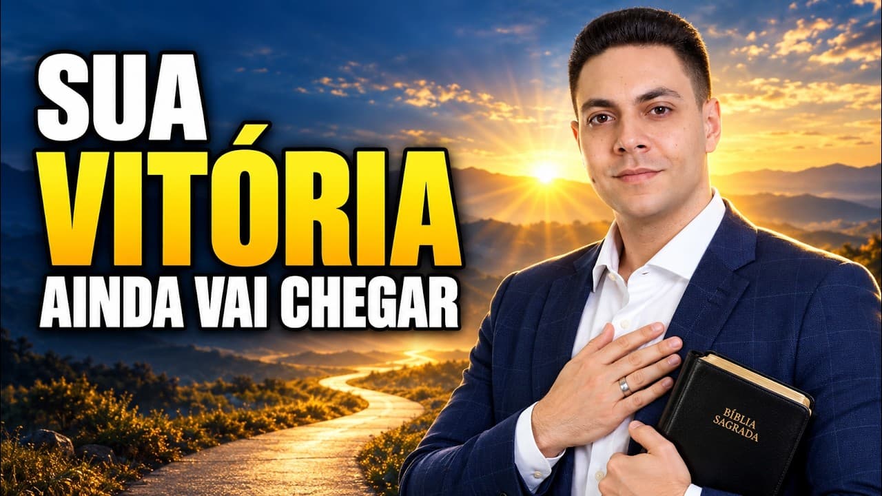 Capa do vídeo "Pare de se comparar: Deus tem um plano para você | 🌅Oração da tarde | Pastor Fernando Branco" do canal Pr Fernando Branco
