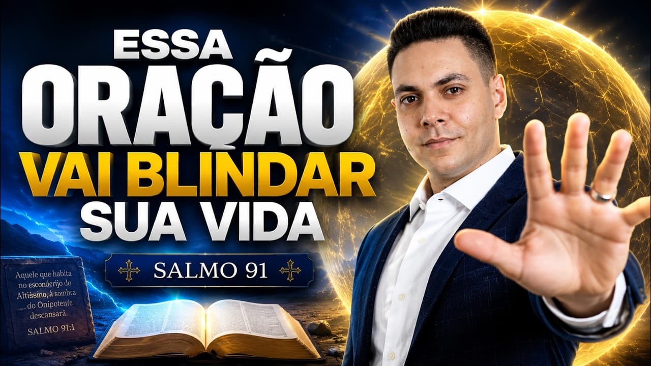 Capa do vídeo "Oração poderosa contra inveja e olho gordo | ☀️Oração da manhã | Pastor Fernando Branco" do canal Pr Fernando Branco