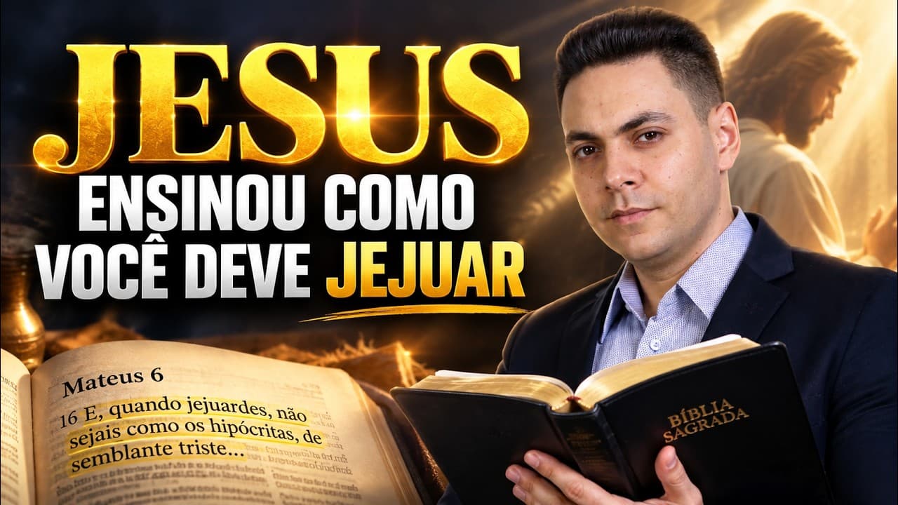 Capa do vídeo "Como fazer jejum do jeito certo |☀️Oração da manhã | Pastor Fernando Branco" do canal Pr Fernando Branco
