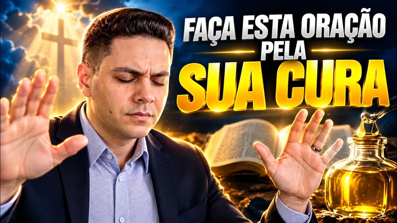 Capa do vídeo "O remédio do céu para o seu coração | 🌅Oração da tarde | Pastor Fernando Branco" do canal Pr Fernando Branco