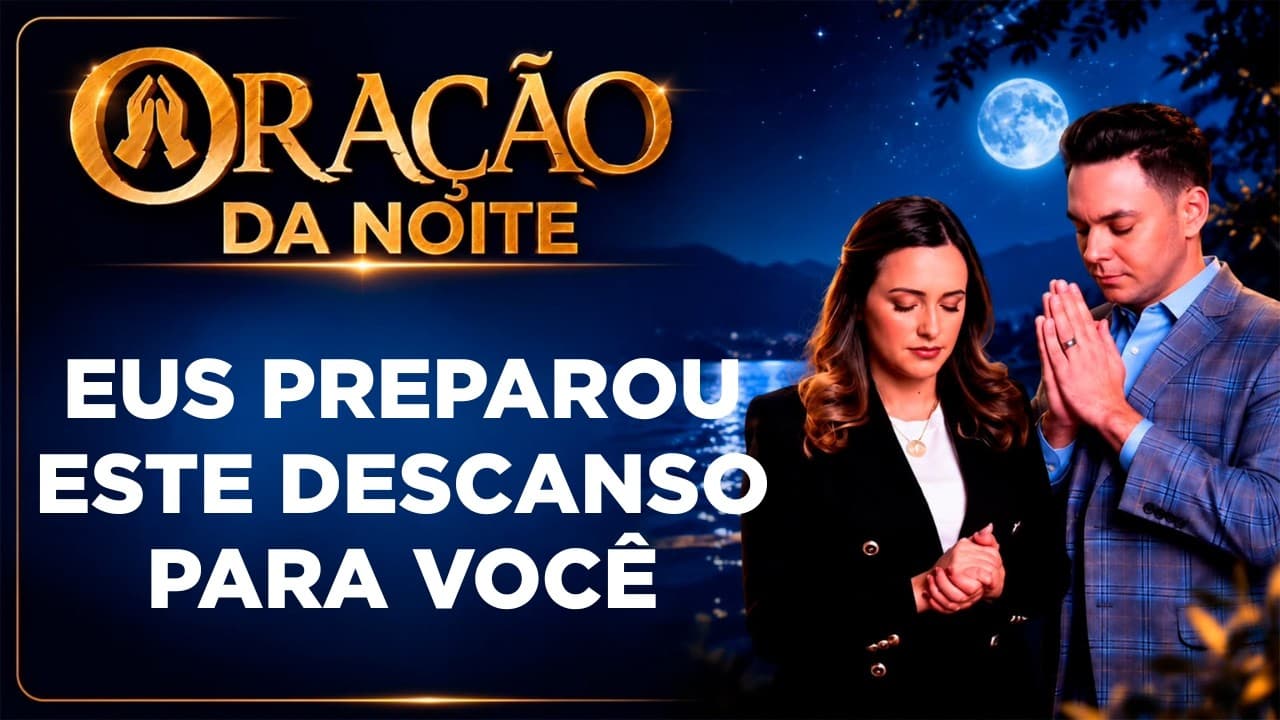Capa do vídeo "Durma em paz com Deus, oração para acalmar a mente | 🌙Oração da noite | Pastor Fernando Branco" do canal Pr Fernando Branco