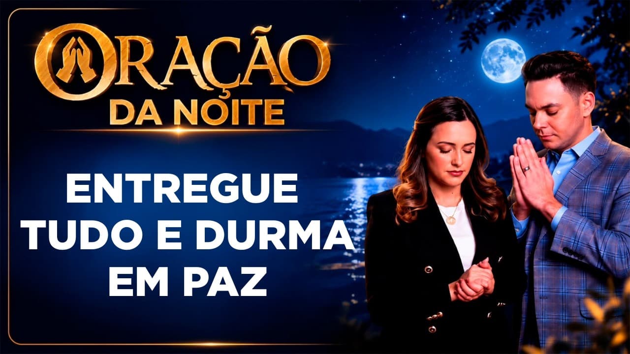 Capa do vídeo "Durma em paz, Deus vai acalmar sua mente | 🌙Oração da noite | Pastor Fernando Branco" do canal Pr Fernando Branco