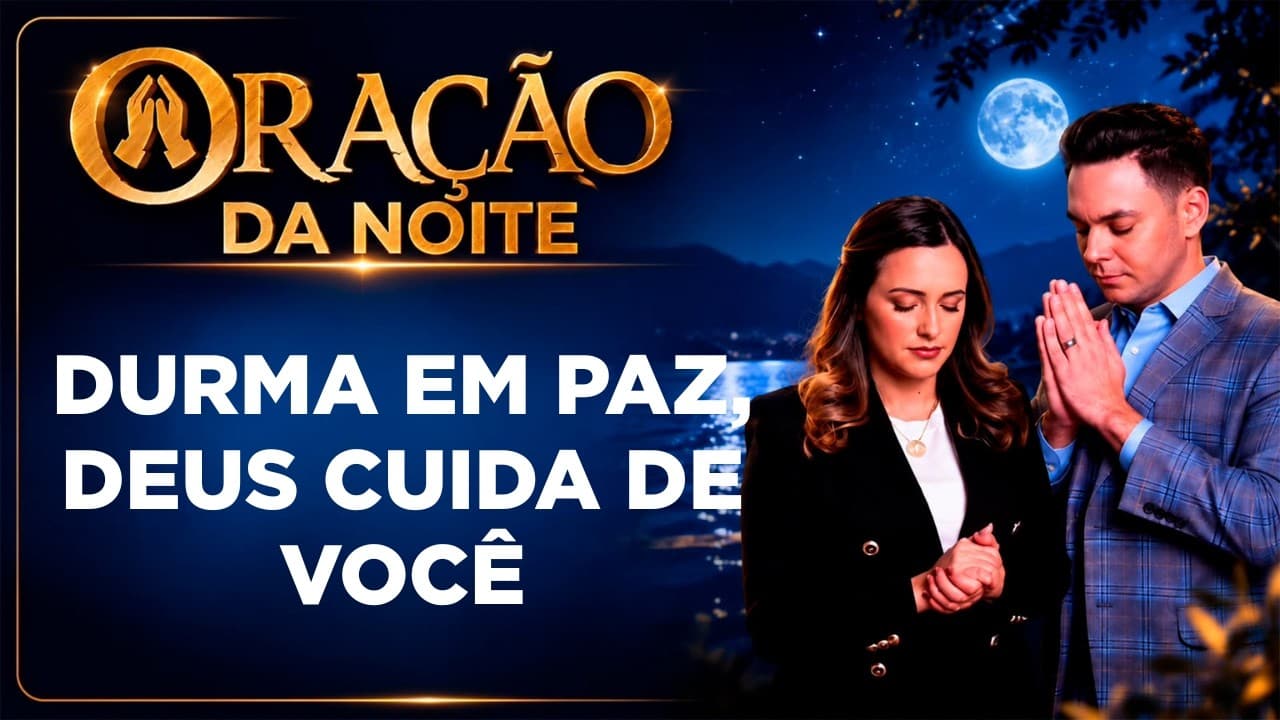 Capa do vídeo "Durma em paz com a promessa do sono dos amados | Oração da noite 🌙 | Pastor Fernando Branco" do canal Pr Fernando Branco