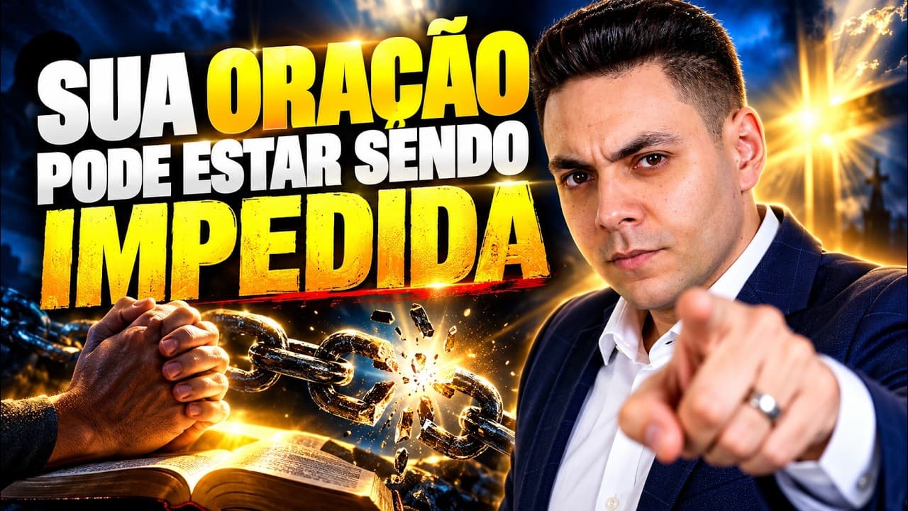 Capa do vídeo "Por que Deus não responde às suas orações? | 🌅Oração da tarde | Pastor Fernando Branco" do canal Pr Fernando Branco