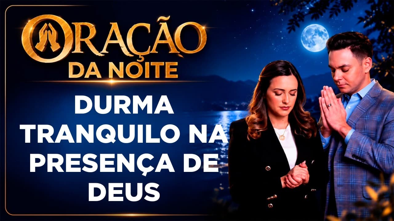 Capa do vídeo "Oração para dormir bem e descansar na presença de Deus |🌙Oração da noite | Pastor Fernando Branco" do canal Pr Fernando Branco