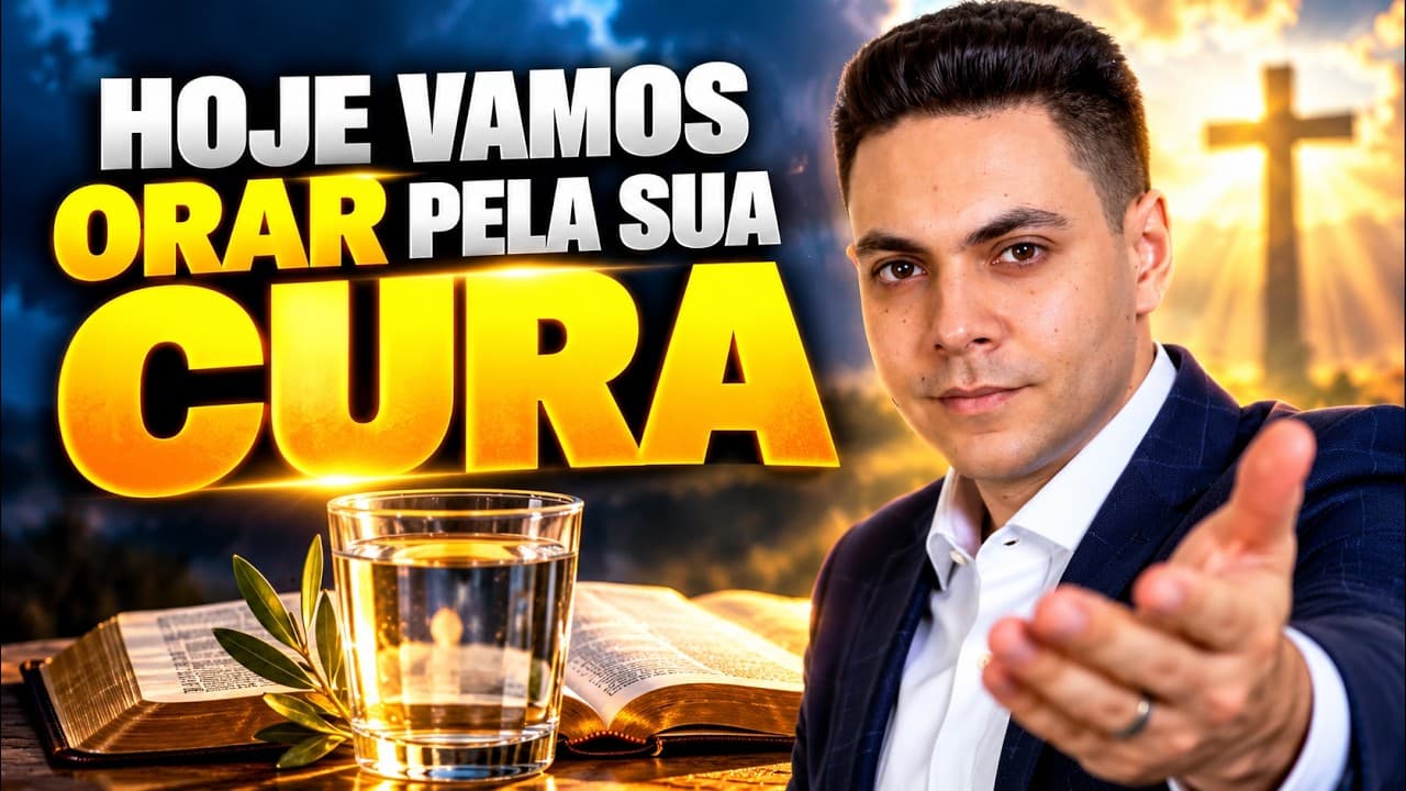 Capa do vídeo "Oração da tarde🌅| Oração pela cura divina e saúde com Salmo 103 | Pastor Fernando Branco" do canal Pr Fernando Branco