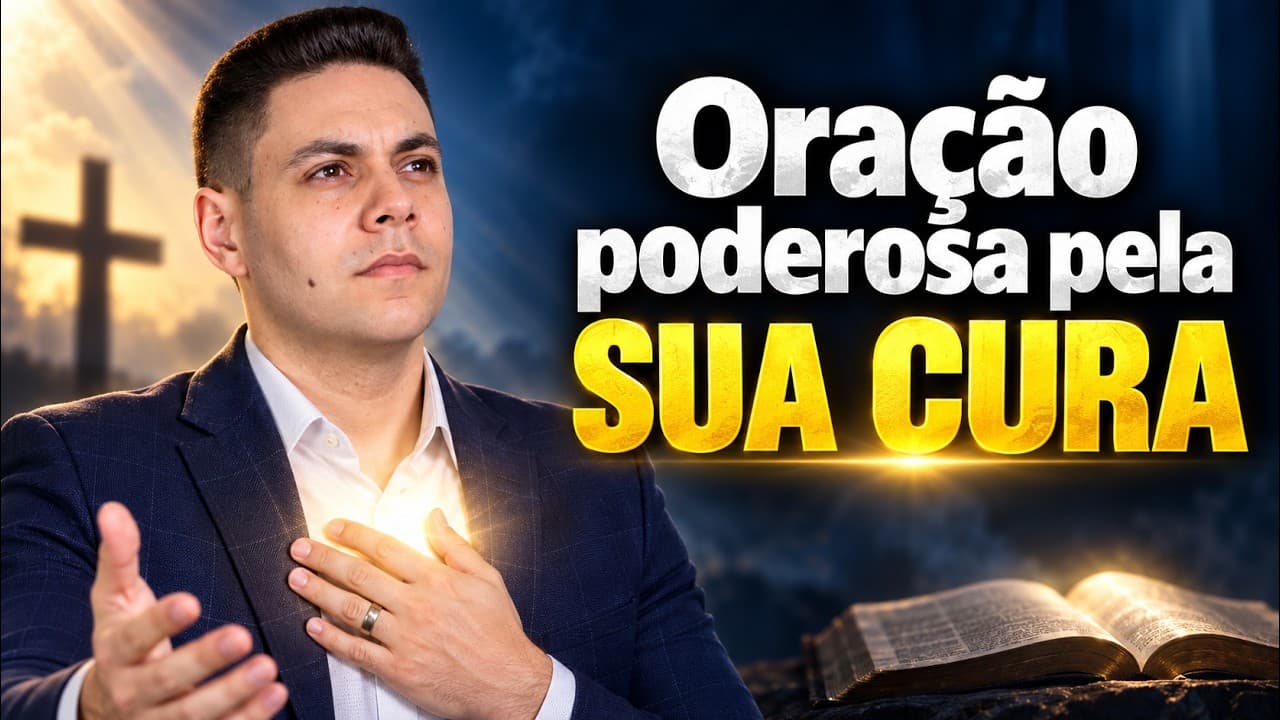 Capa do vídeo "Oração da manhã pela cura do coração | ☀️Oração da manhã | Pastor Fernando Branco" do canal Pr Fernando Branco