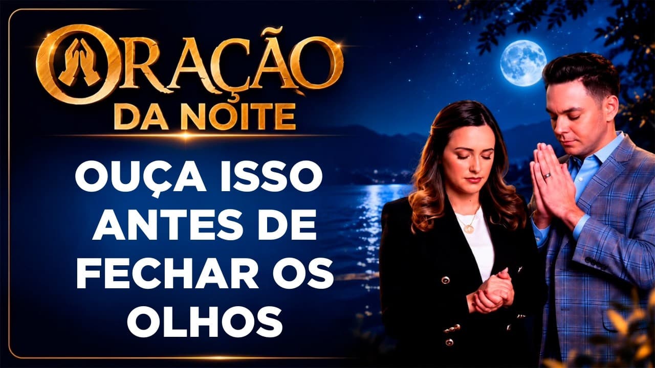 Capa do vídeo "Durma em paz, Deus vai acalmar sua mente | 🌙Oração da noite | Pastor Fernando Branco" do canal Pr Fernando Branco