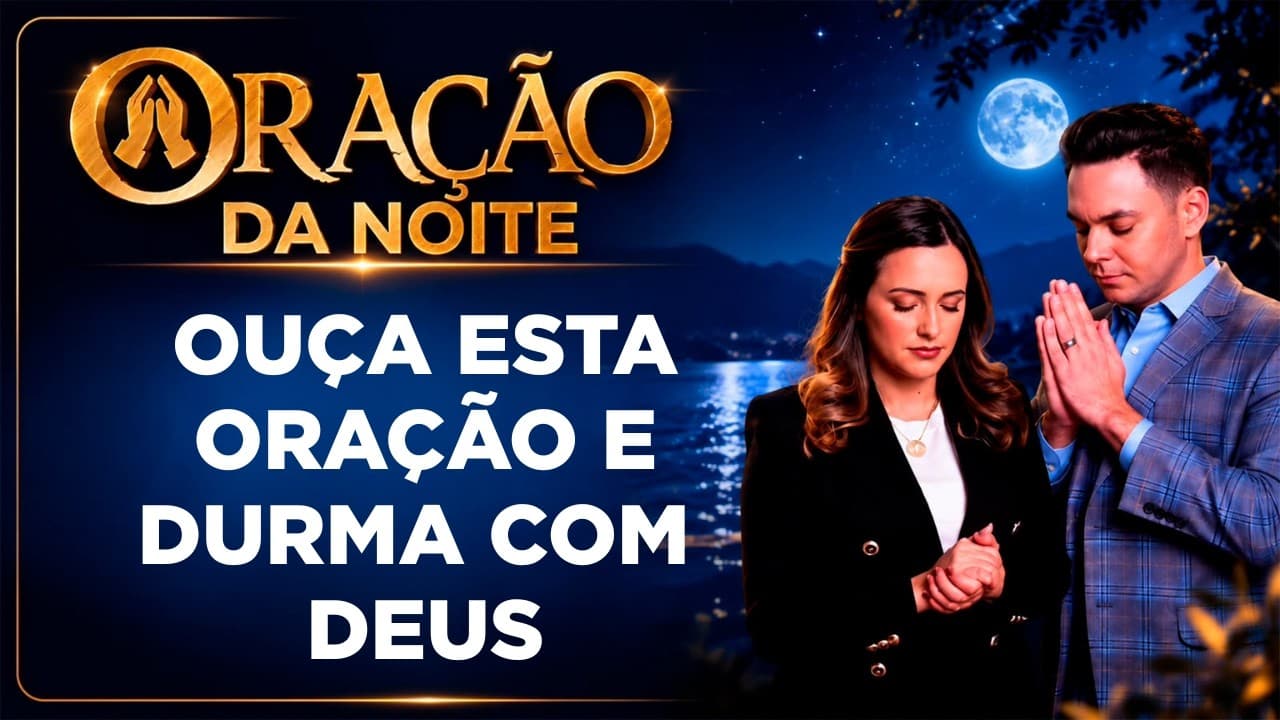 Capa do vídeo "Durma em paz, Deus está cuidando de você | 🌙Oração da noite | Pastor Fernando Branco" do canal Pr Fernando Branco