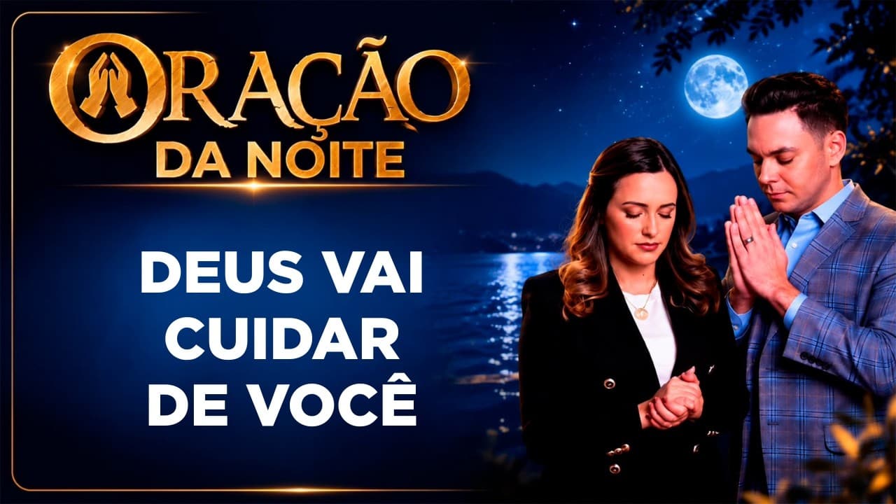 Capa do vídeo "Oração para dormir bem e acordar renovado | 🌙Oração da noite | Pastor Fernando Branco" do canal Pr Fernando Branco