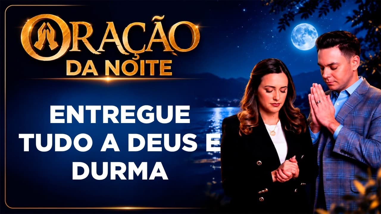 Capa do vídeo "Durma em paz sabendo que Deus cuida de você | Oração da noite 🌙 | Pastor Fernando Branco" do canal Pr Fernando Branco