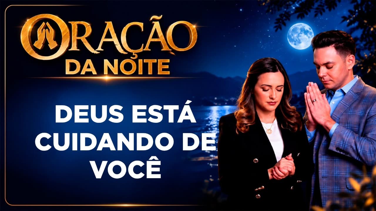 Capa do vídeo "Durma em paz, Deus vai cuidar de você | 🌙Oração da noite | Pastor Fernando Branco" do canal Pr Fernando Branco