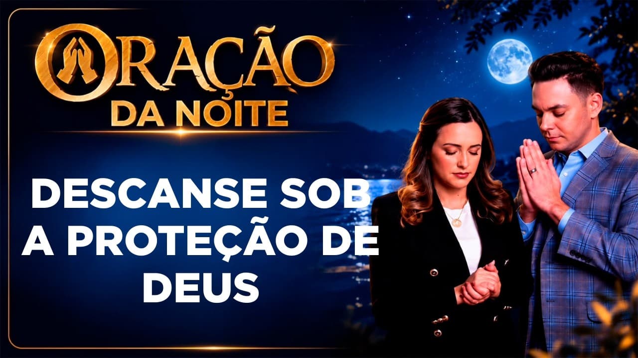 Capa do vídeo "Durma em paz, Deus vai acalmar sua mente e guardar você |🌙Oração da noite | Pastor Fernando Branco" do canal Pr Fernando Branco