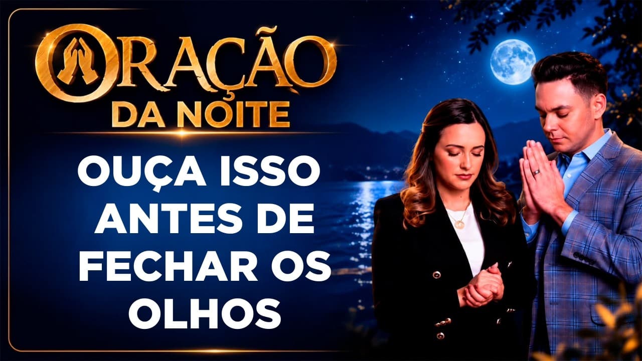 Capa do vídeo "Durma em paz, Deus vai acalmar sua mente | 🌙Oração da noite | Pastor Fernando Branco" do canal Pr Fernando Branco