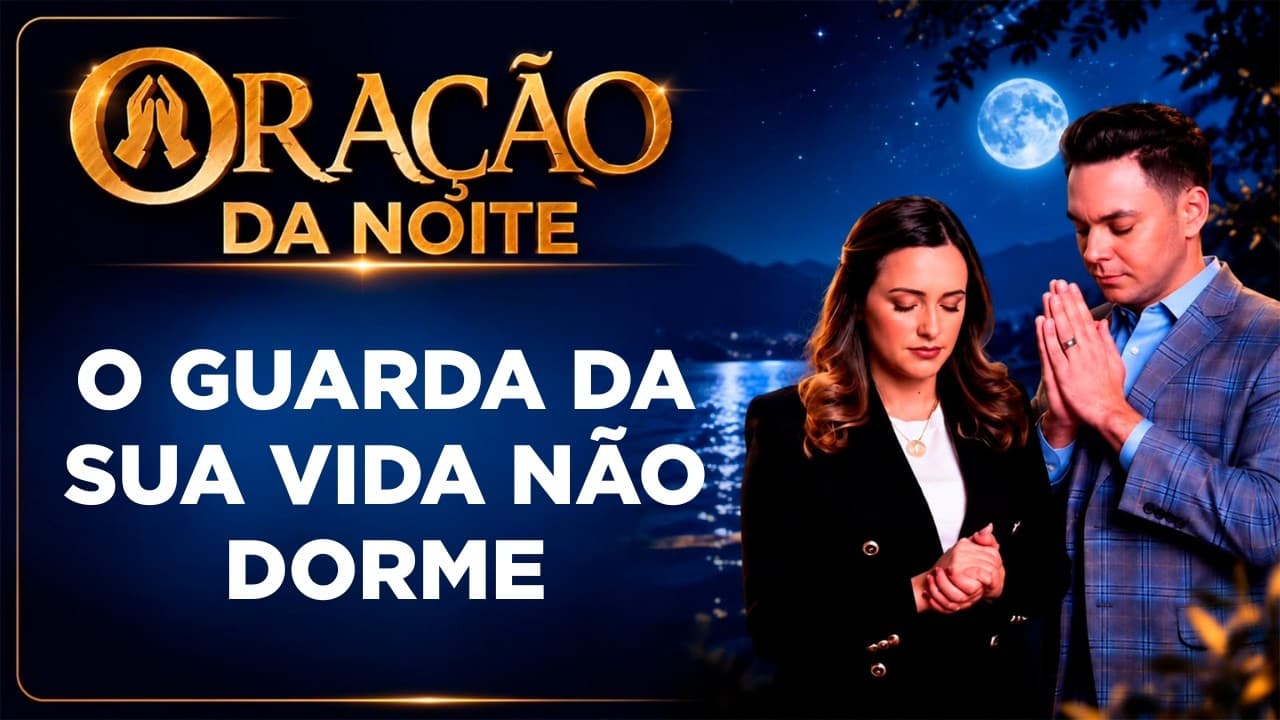 Capa do vídeo "Deus protege você enquanto descansa | 🌙Oração da noite | Pastor Fernando Branco" do canal Pr Fernando Branco