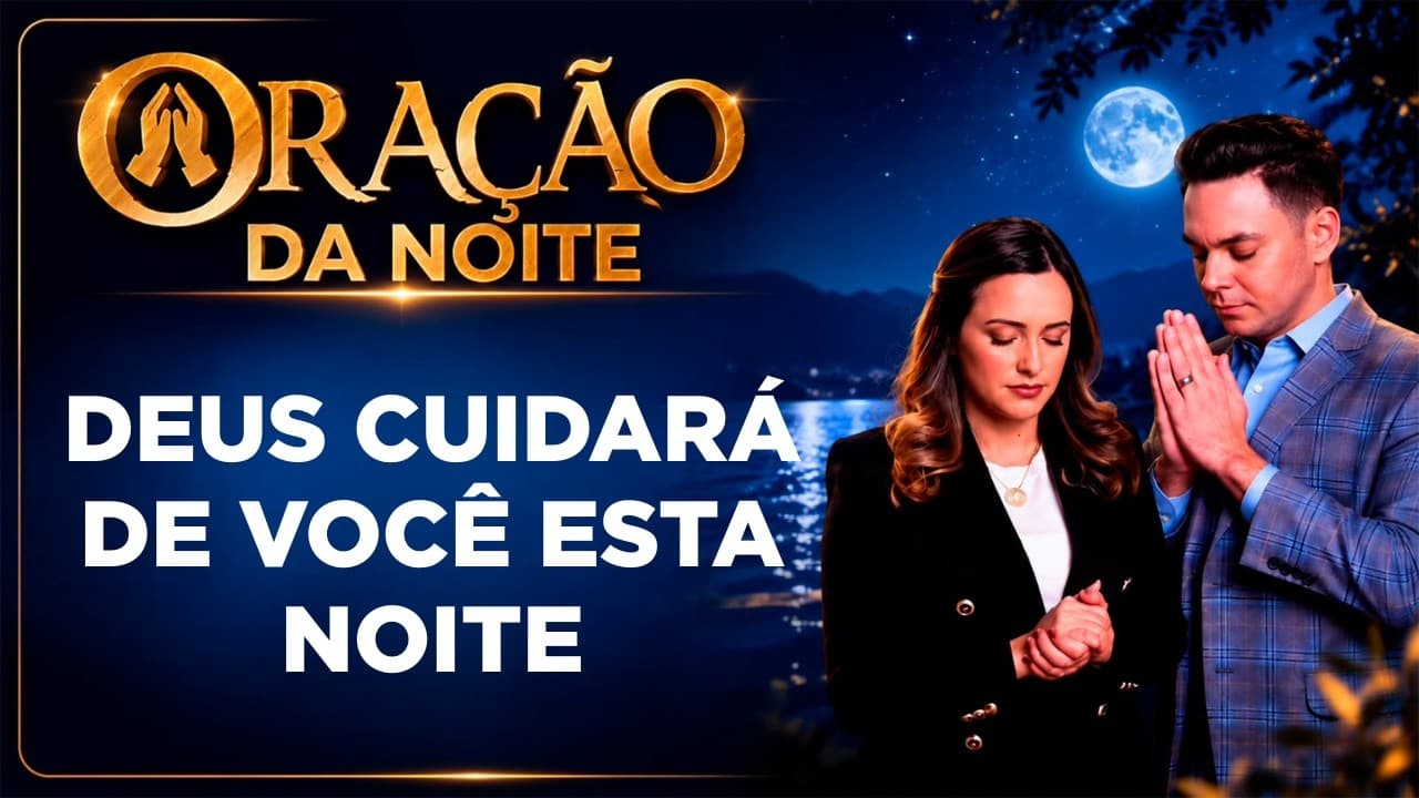 Capa do vídeo "Durma em paz, Deus está cuidando de tudo | 🌙Oração da noite | Pastor Fernando Branco" do canal Pr Fernando Branco