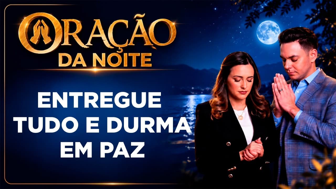 Capa do vídeo "Oração para dormir bem e descansar em Deus | 🌙Oração da noite | Pastor Fernando Branco" do canal Pr Fernando Branco