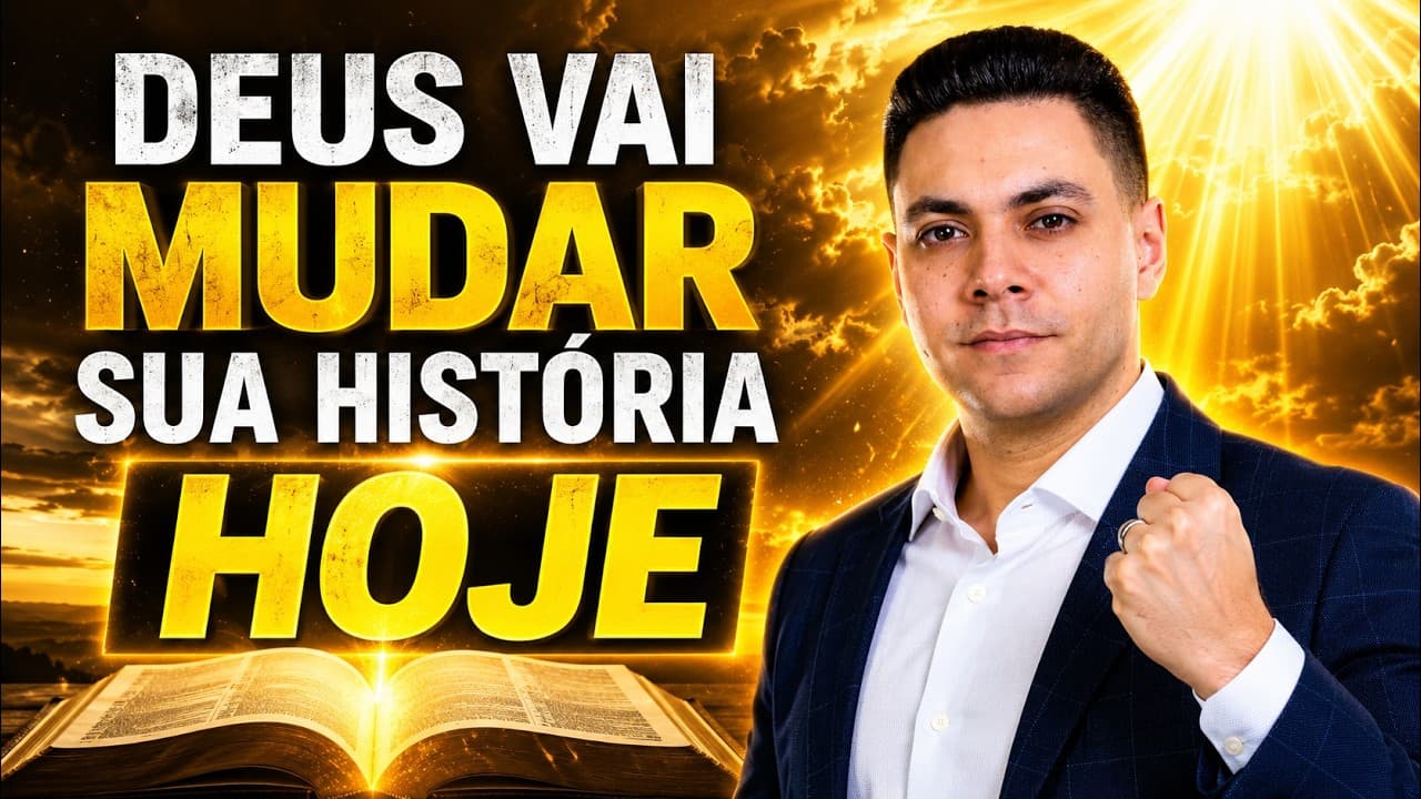 Capa do vídeo "Deus vai mudar sua história | Oração da tarde 🌅 | Pastor Fernando Branco" do canal Pr Fernando Branco