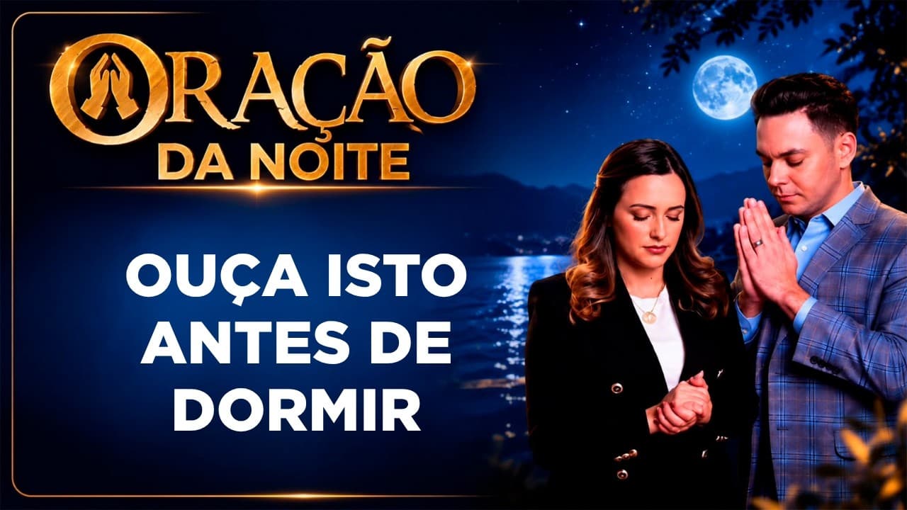 Capa do vídeo "Faça esta oração para dormir bem e acalmar a mente | 🌙Oração da noite | Pastor Fernando Branco" do canal Pr Fernando Branco