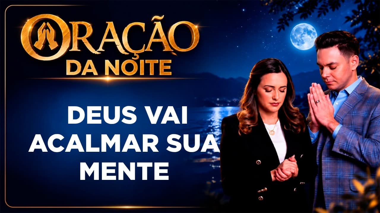 Capa do vídeo "Durma em paz, Deus vai cuidar do seu amanhã | 🌙Oração da noite | Pastor Fernando Branco" do canal Pr Fernando Branco