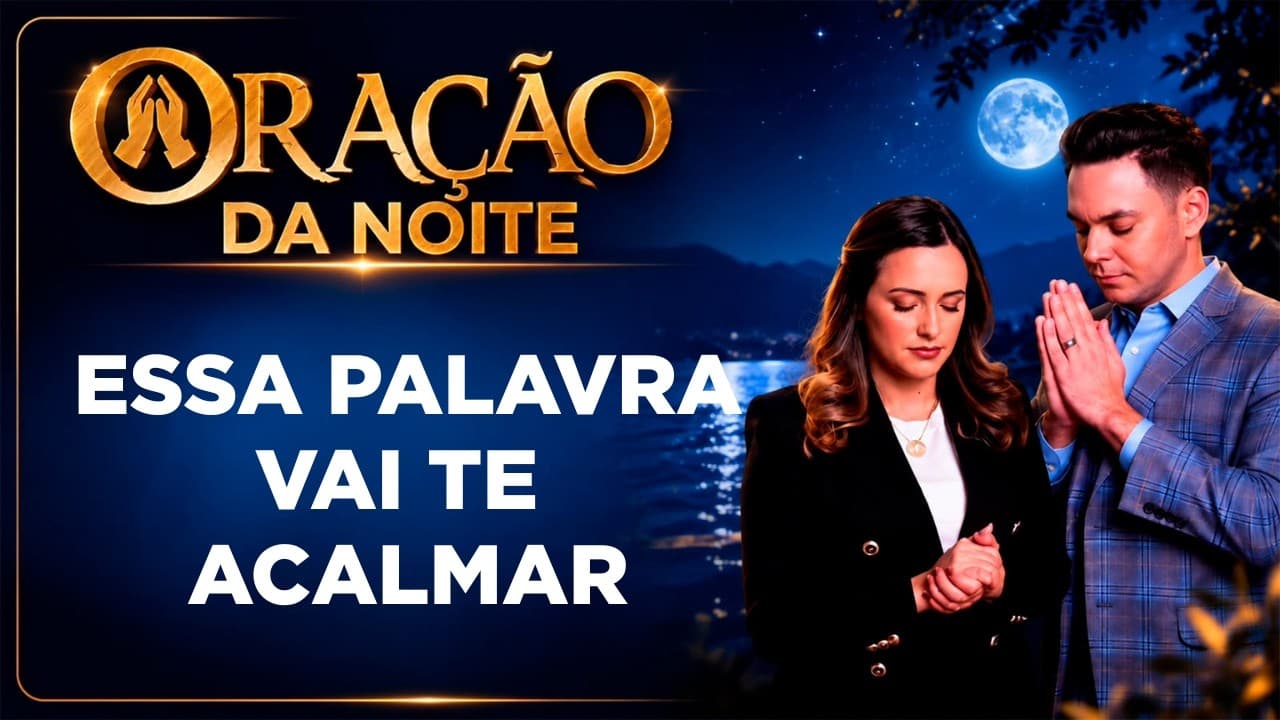 Capa do vídeo "Durma em paz, Deus vai guiar seus passos | 🌙Oração da noite | Pastor Fernando Branco" do canal Pr Fernando Branco