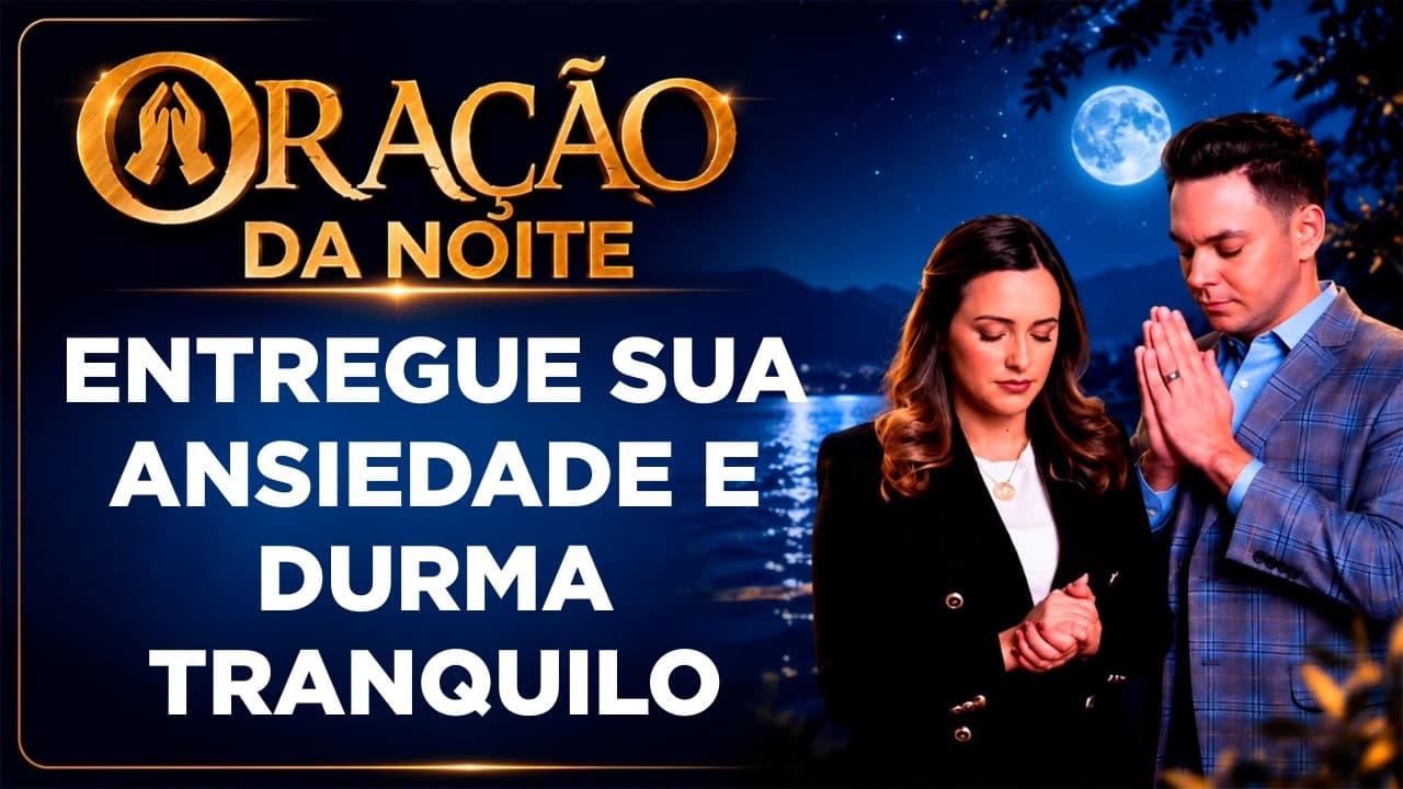 Capa do vídeo "Oração para dormir bem e acalmar a mente com o Salmo 23 | 🌙Oração da noite | Pastor Fernando Branco" do canal Pr Fernando Branco