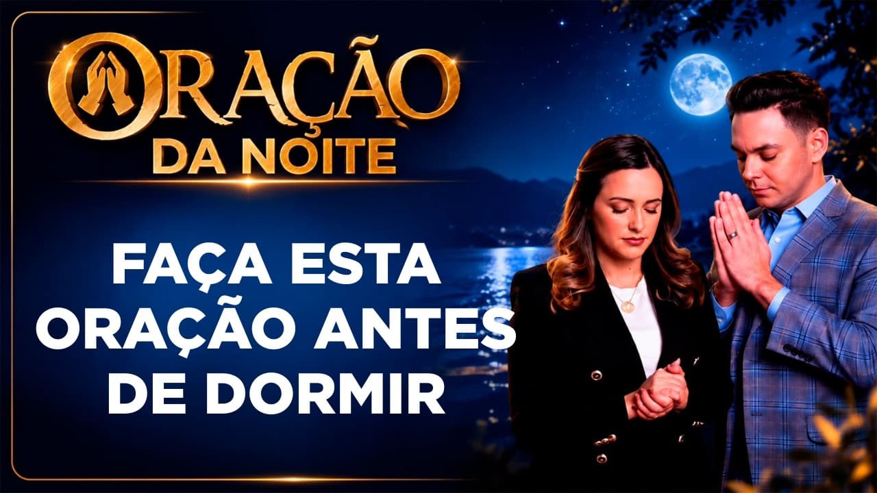 Capa do vídeo "Durma em paz com Deus | Oração da noite 🌙 | Pastor Fernando Branco" do canal Pr Fernando Branco