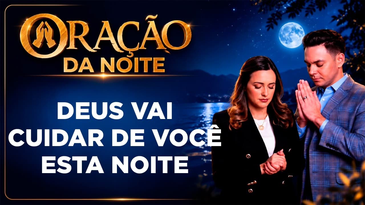 Capa do vídeo "Oração para dormir bem e descansar na presença de Deus |🌙Oração da noite | Pastor Fernando Branco" do canal Pr Fernando Branco
