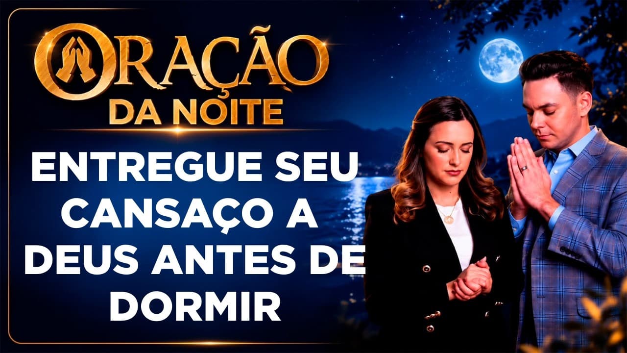 Capa do vídeo "Durma em paz, Deus vai renovar suas forças | 🌙Oração da noite | Pastor Fernando Branco" do canal Pr Fernando Branco