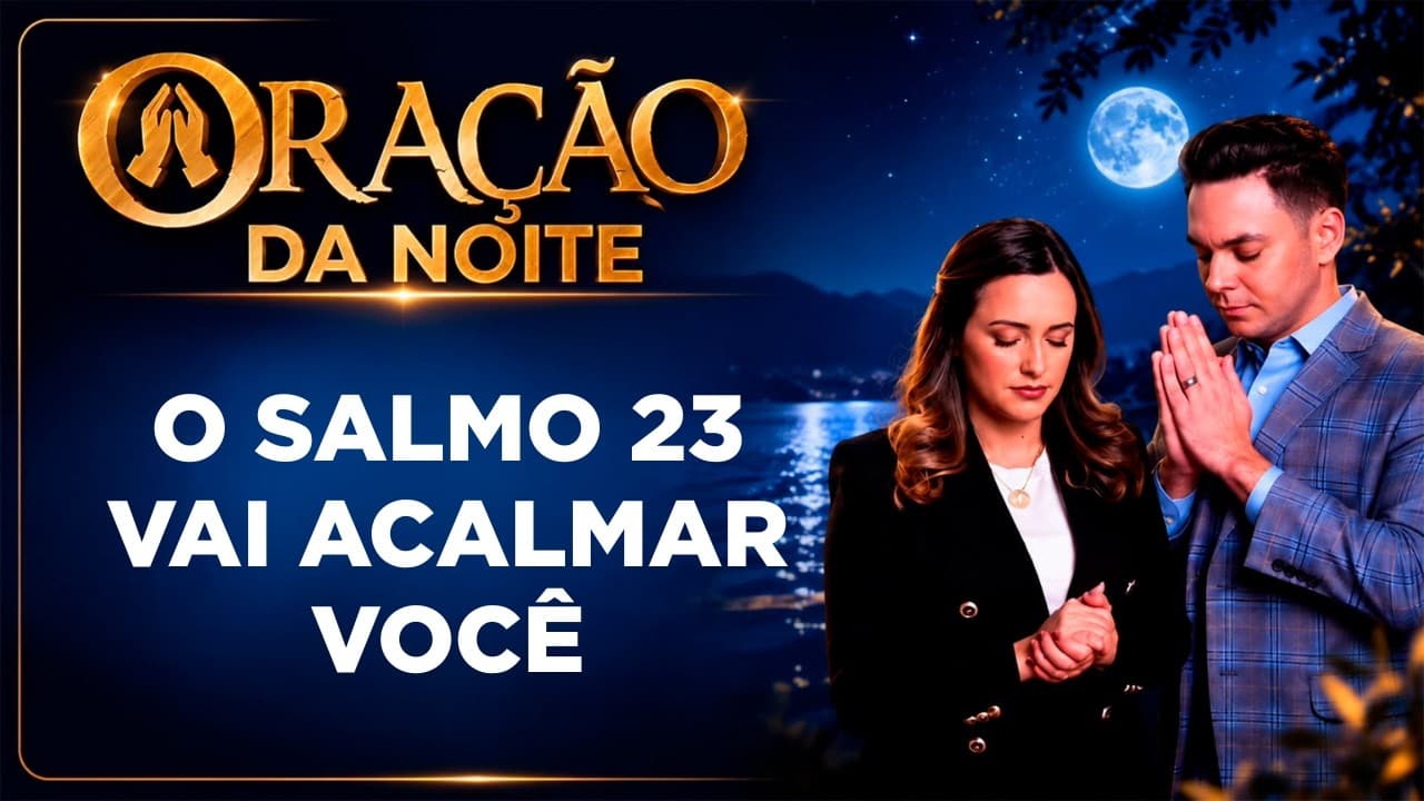 Capa do vídeo "O poder do Salmo 23 para descansar em paz e segurança | Oração da noite 🌙 | Pastor Fernando Branco" do canal Pr Fernando Branco