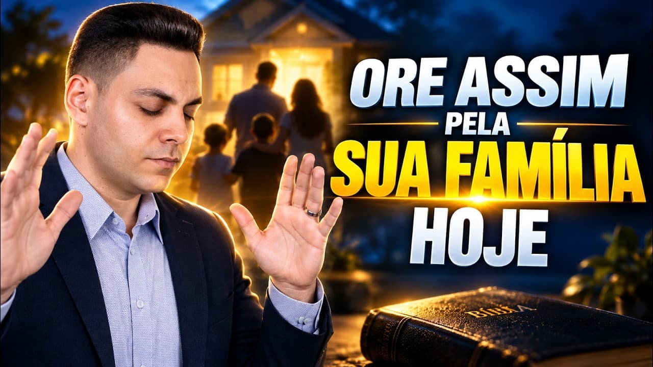 Capa do vídeo "Como levantar um altar para Deus em casa |🌅Oração da tarde | Pastor Fernando Branco" do canal Pr Fernando Branco