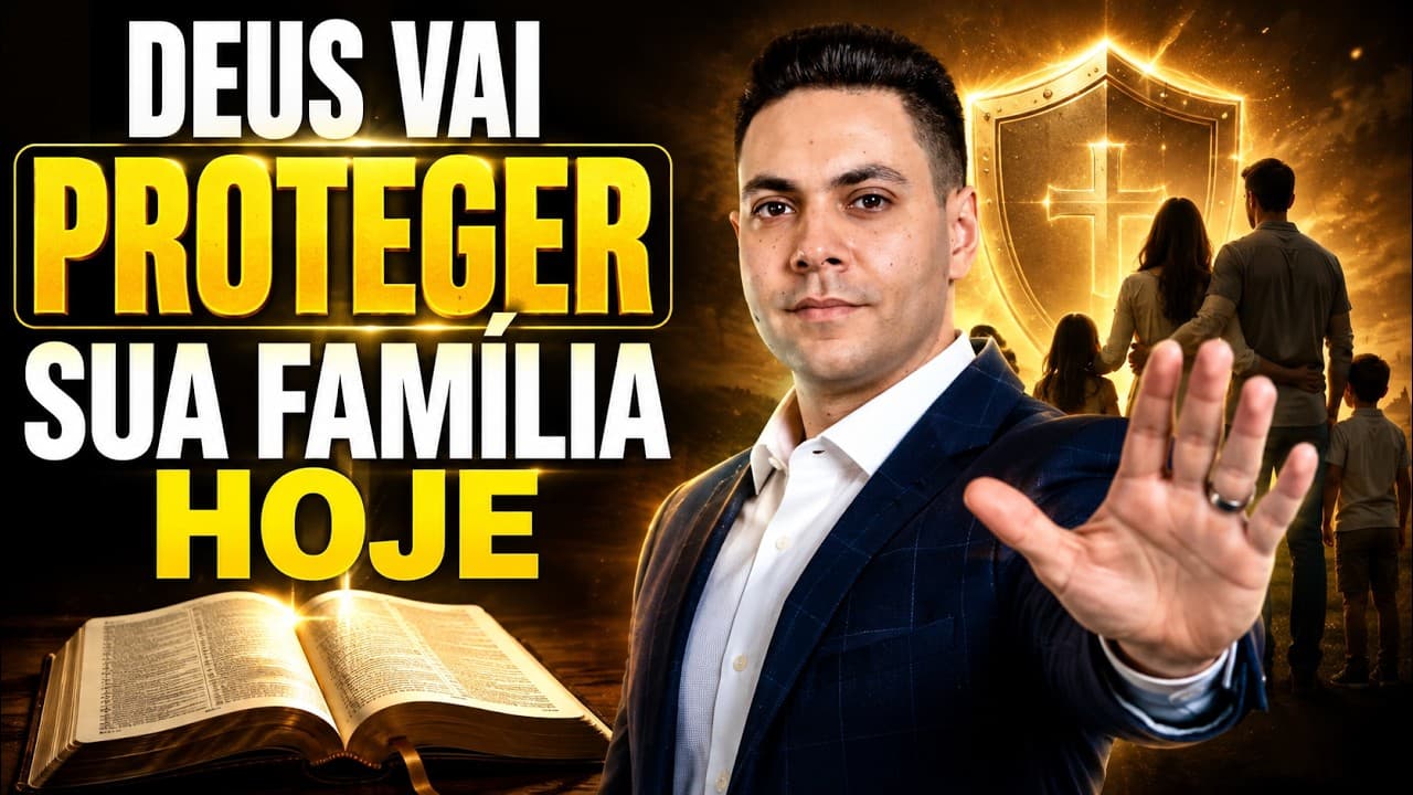 Capa do vídeo "Oração pela família antes de sair | Oração da manhã ☀️ | Pastor Fernando Branco" do canal Pr Fernando Branco