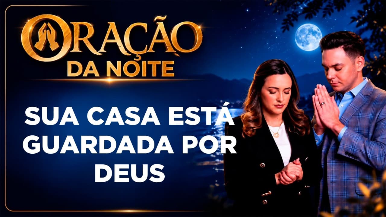 Capa do vídeo "Durma em paz hoje, Deus está cuidando da sua casa | 🌙Oração da noite | Pastor Fernando Branco" do canal Pr Fernando Branco
