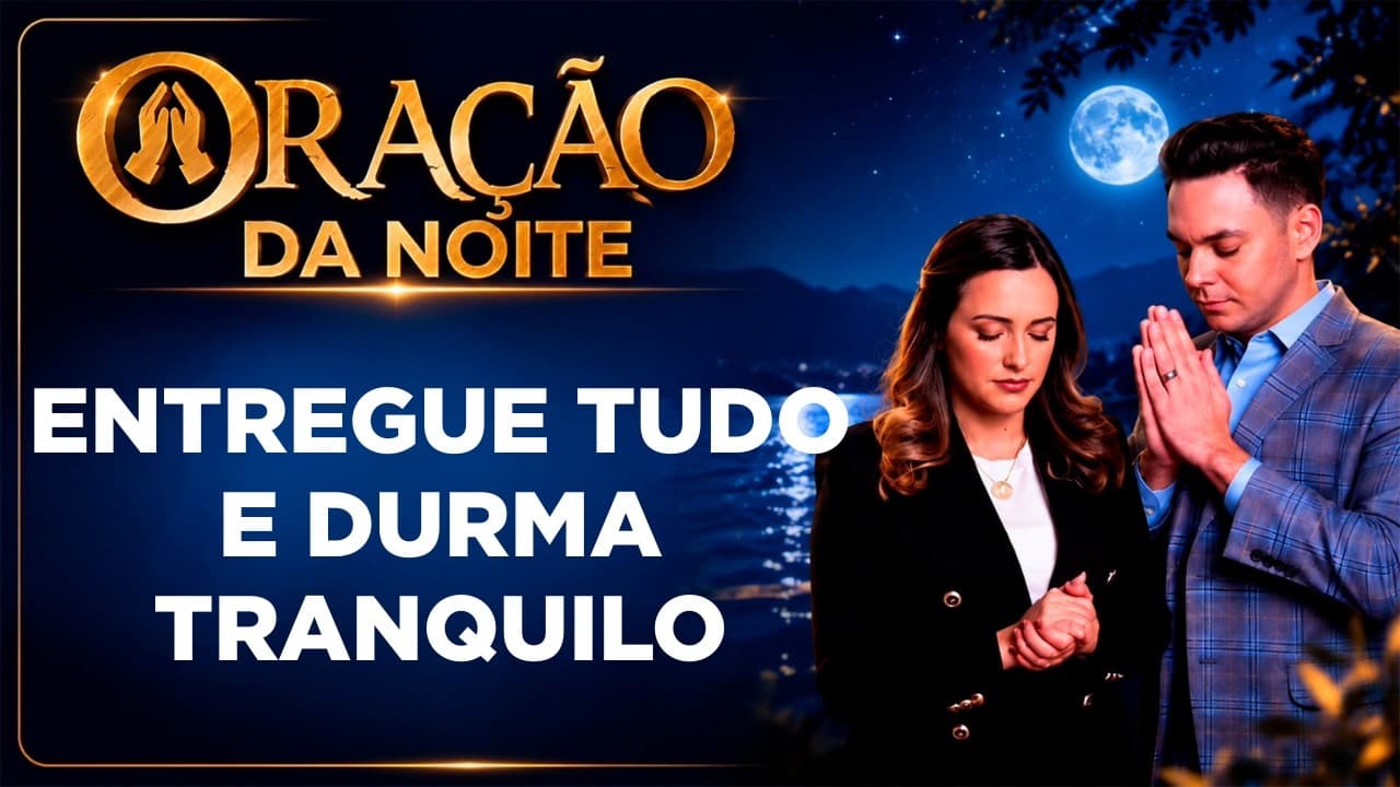 Capa do vídeo "Durma em paz, Deus vai cuidar de você | Oração da noite 🌙 | Pastor Fernando Branco" do canal Pr Fernando Branco