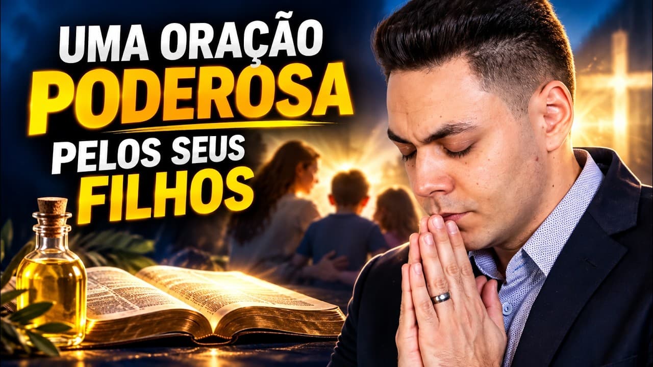 Capa do vídeo "Oração poderosa pelos filhos | ☀️Oração da manhã | Pastor Fernando Branco" do canal Pr Fernando Branco