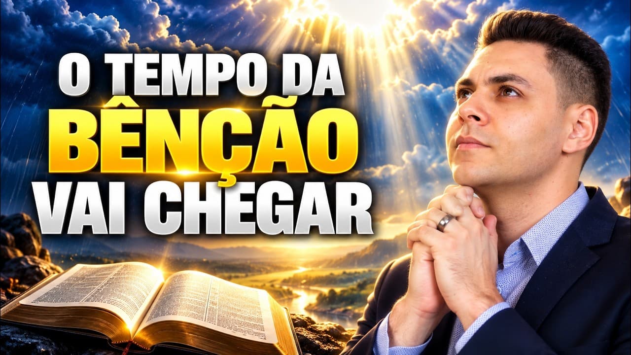 Capa do vídeo "Oração da tarde para abrir os tesouros do céu | 🌅Oração da tarde | Pastor Fernando Branco" do canal Pr Fernando Branco