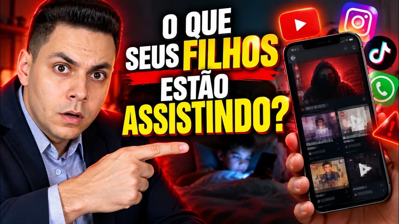 Capa do vídeo "Oração para proteger seus filhos dos perigos do celular | ☀️Oração da manhã | Pastor Fernando Branco" do canal Pr Fernando Branco