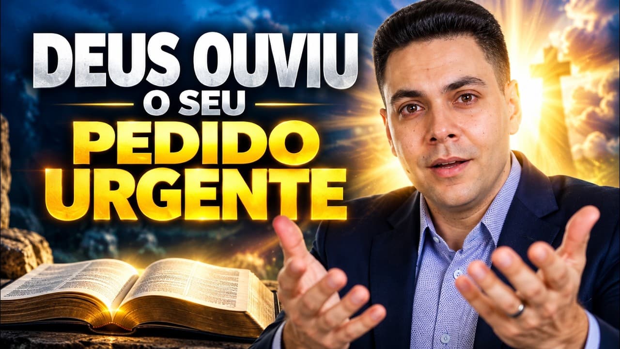 Capa do vídeo "Oração do socorro urgente com Salmo 70 | ☀️Oração da manhã | Pastor Fernando Branco" do canal Pr Fernando Branco
