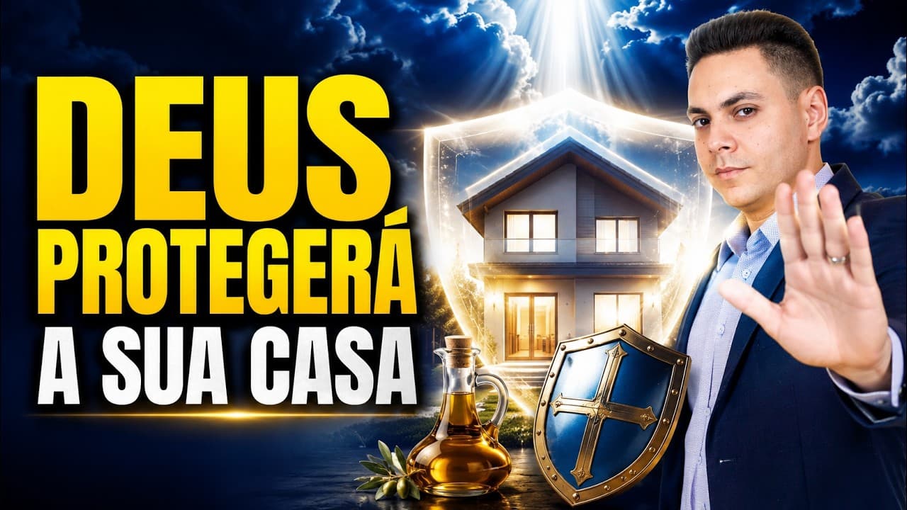 Capa do vídeo "Oração poderosa para proteger a família e o lar | Oração da tarde 🌅 | Pastor Fernando Branco" do canal Pr Fernando Branco
