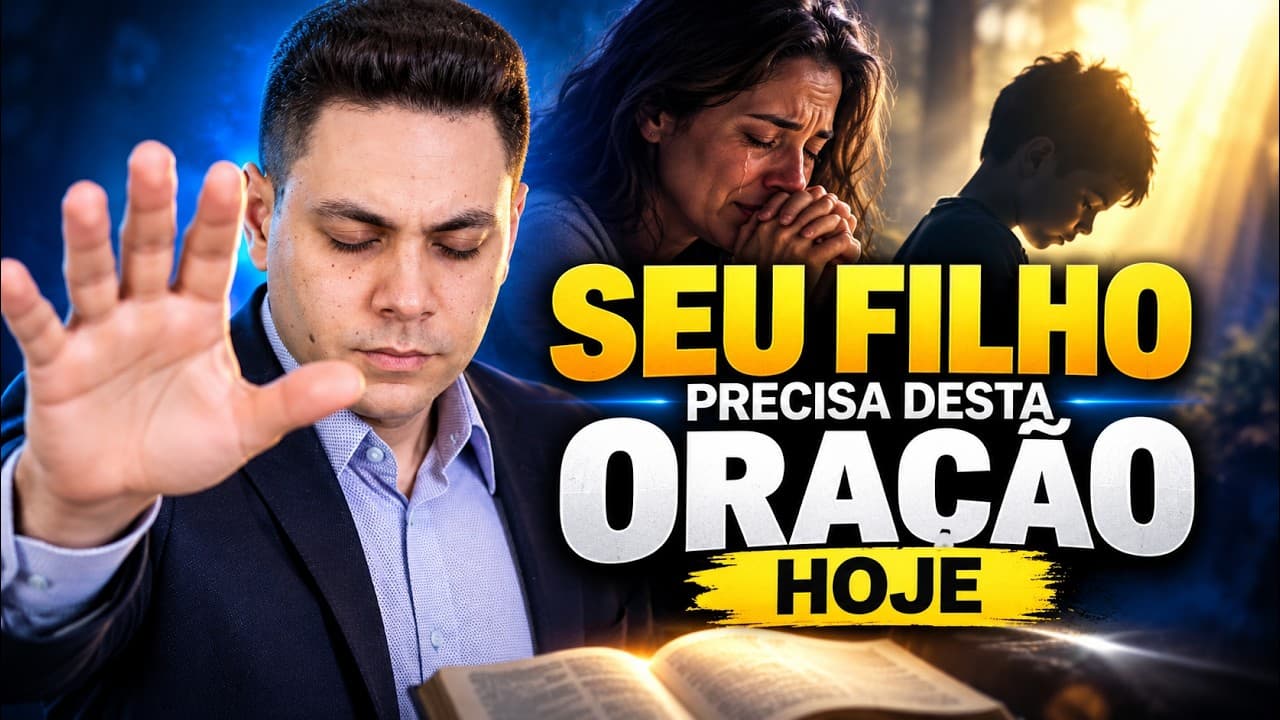 Capa do vídeo "Oração da manhã☀️| Deus vai cuidar dos seus filhos e proteger sua família | Pastor Fernando Branco" do canal Pr Fernando Branco