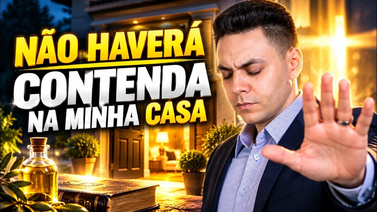 Capa do vídeo "Oração para acabar com as brigas na família | 🌅Oração da tarde | Pastor Fernando Branco" do canal Pr Fernando Branco